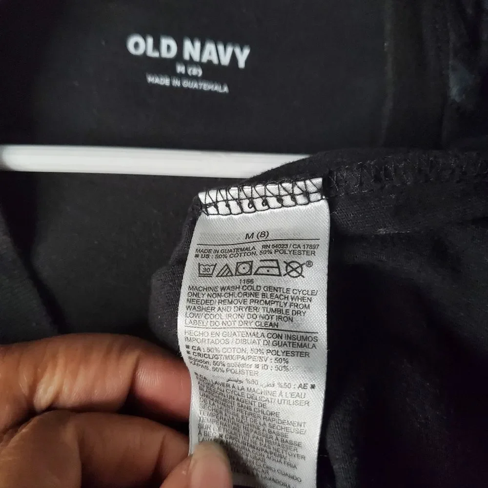 Old Navy Boys Blue Waves Black & Gray Shark Short Sleeve T-shirts Size Medium 8